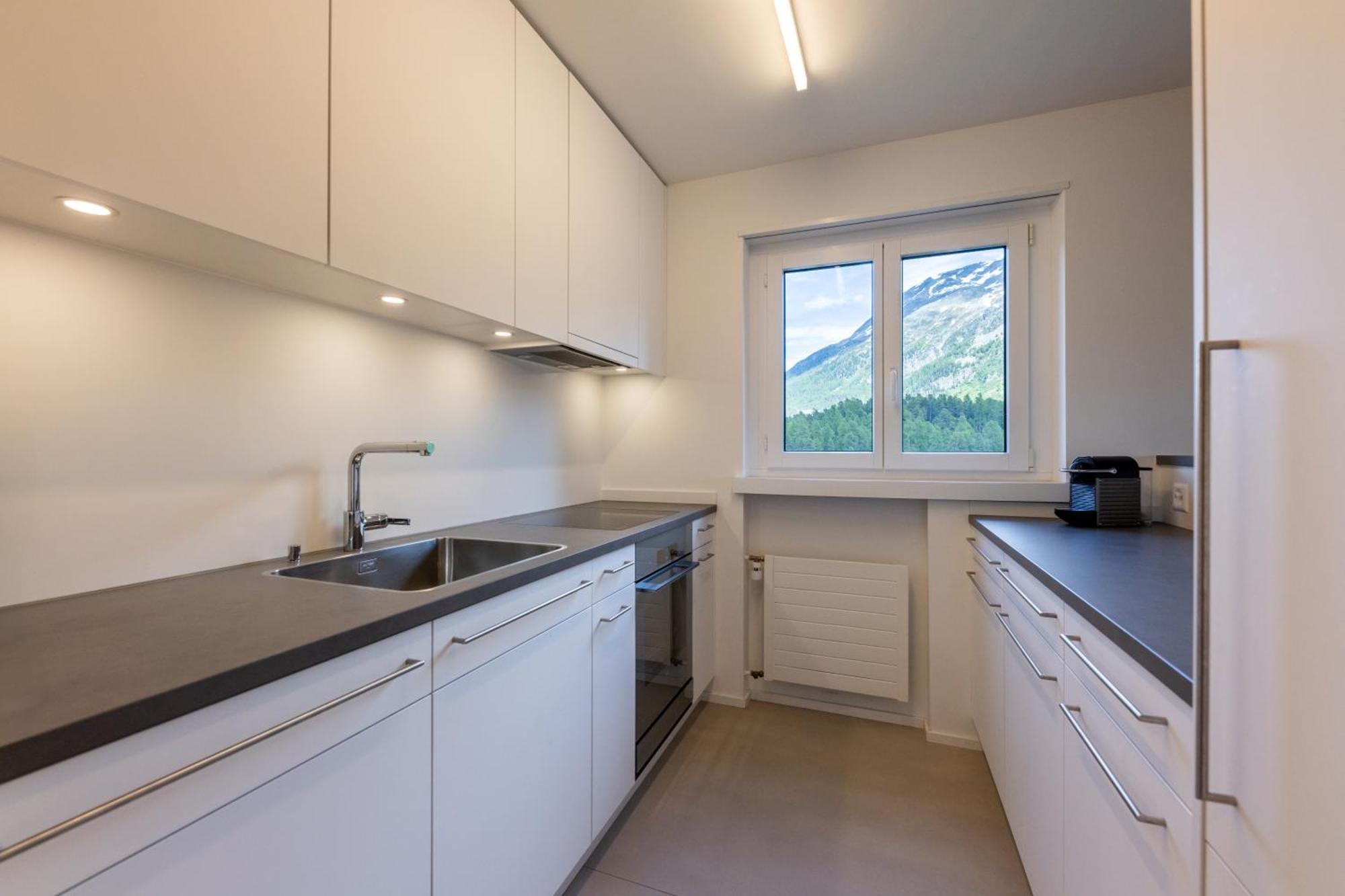 Cosy Apartment Facing Piz Rosatsch Сейнт Мориц Екстериор снимка